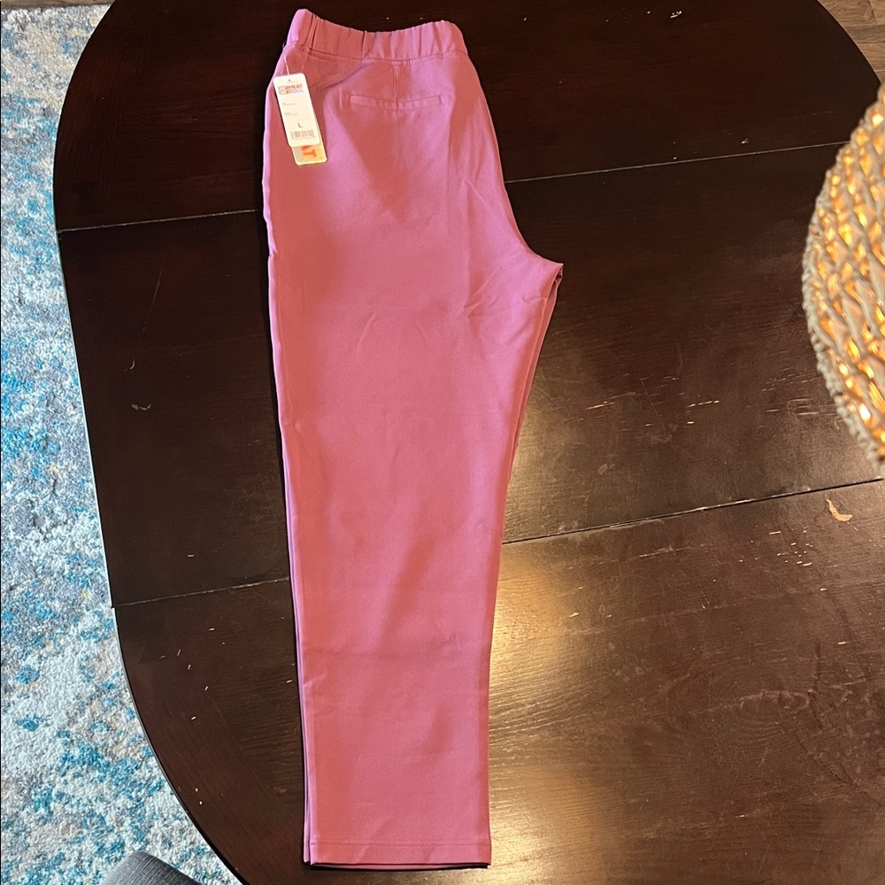 32 Degrees Mauve Pink High-Waist Pants